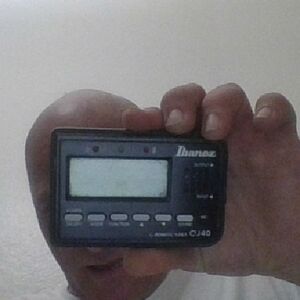 Black Electronic Tuner